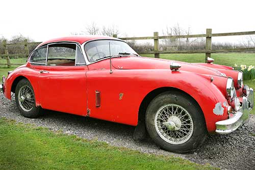 XK150 barn find