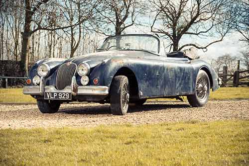 Jaguar XK150 barn find