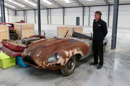 Classic Motor cars restore early E-Type