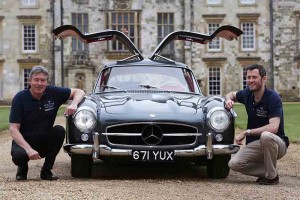 Mercedes 300SL Gullwing - Wilton Classic and Supercar show 2015