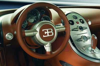 Bugatti Veyron interior - carphile.co.uk