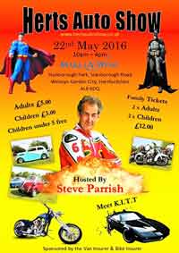 Herts Auto Show 2016 poster - carphile.co.uk