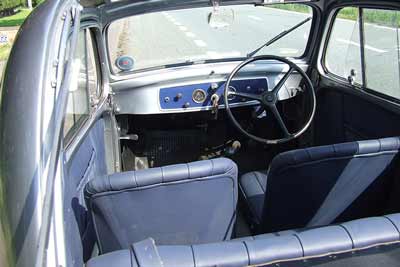 Fiat 500 Topolino interior