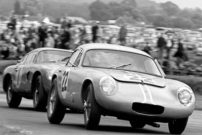 First-production-Lotus-Elite-racing